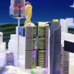China Hong Kong 3D Printed Model