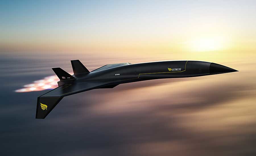 Hypersonic aircraft.