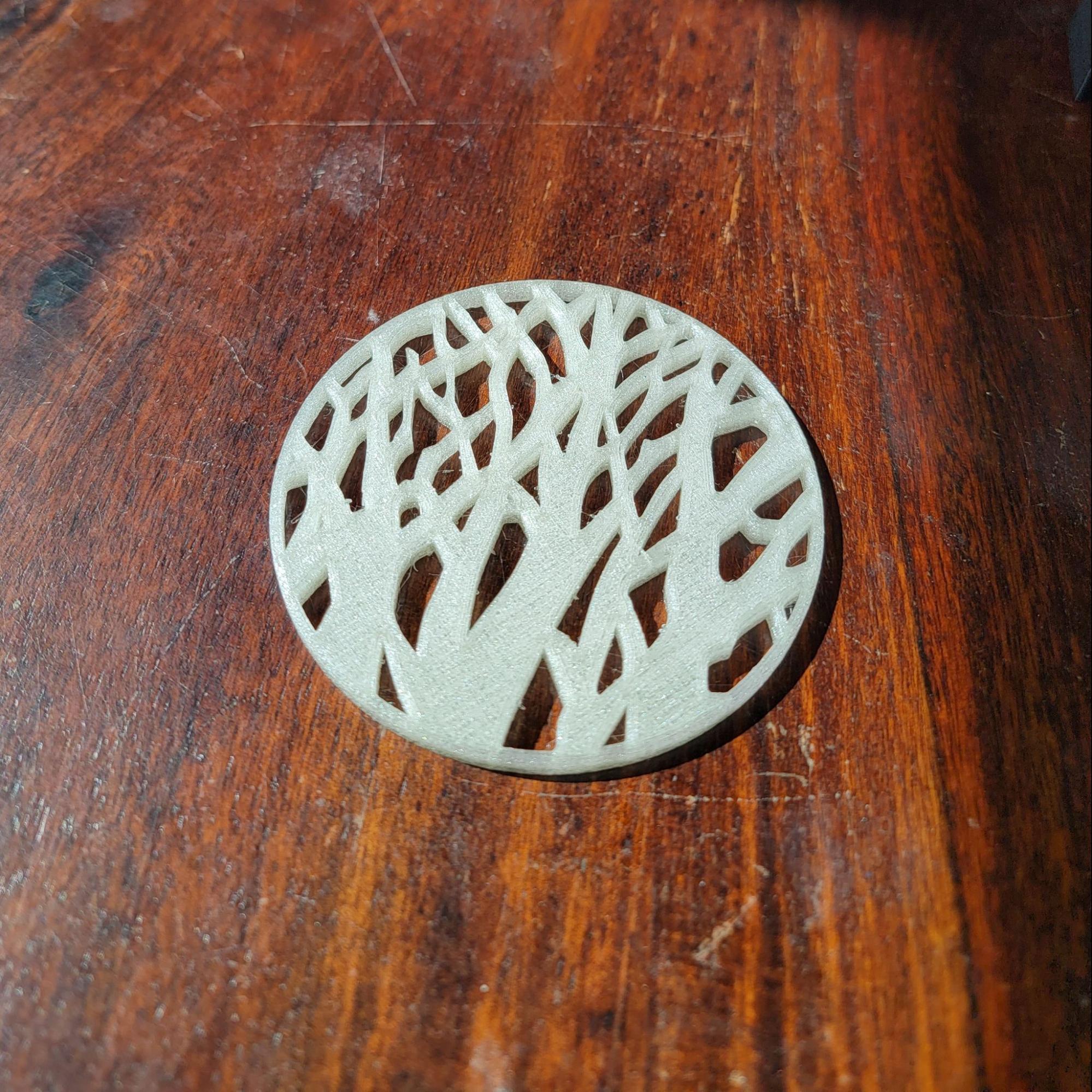 Tree Coaster petg test print